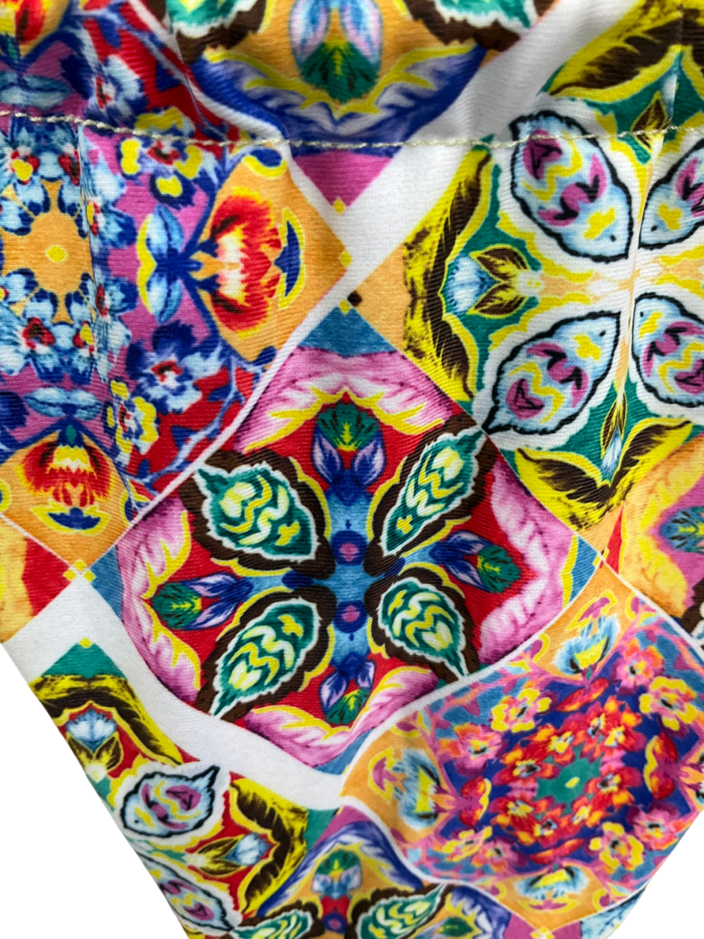 Seacycle Multicoloured Sicily Ruched Bikini Bottoms UK XS