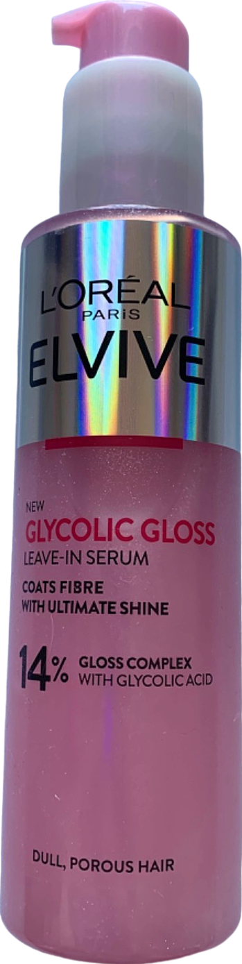 L'Oreal Paris Elvive Glycolic Gloss Leave-In Serum No Shade 150ml
