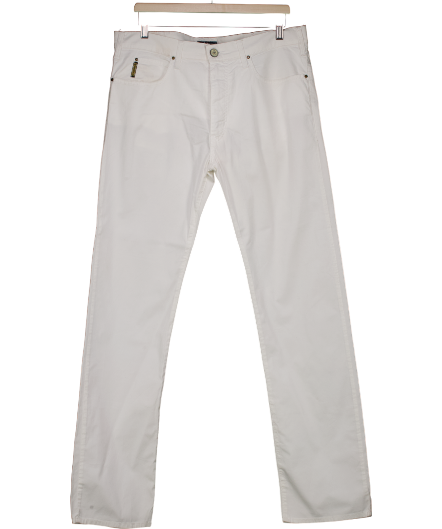 Armani Jeans White Slim Fit Jeans W36