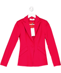 Club L Red Sarana Plunge Neck Tailored Blazer UK 8