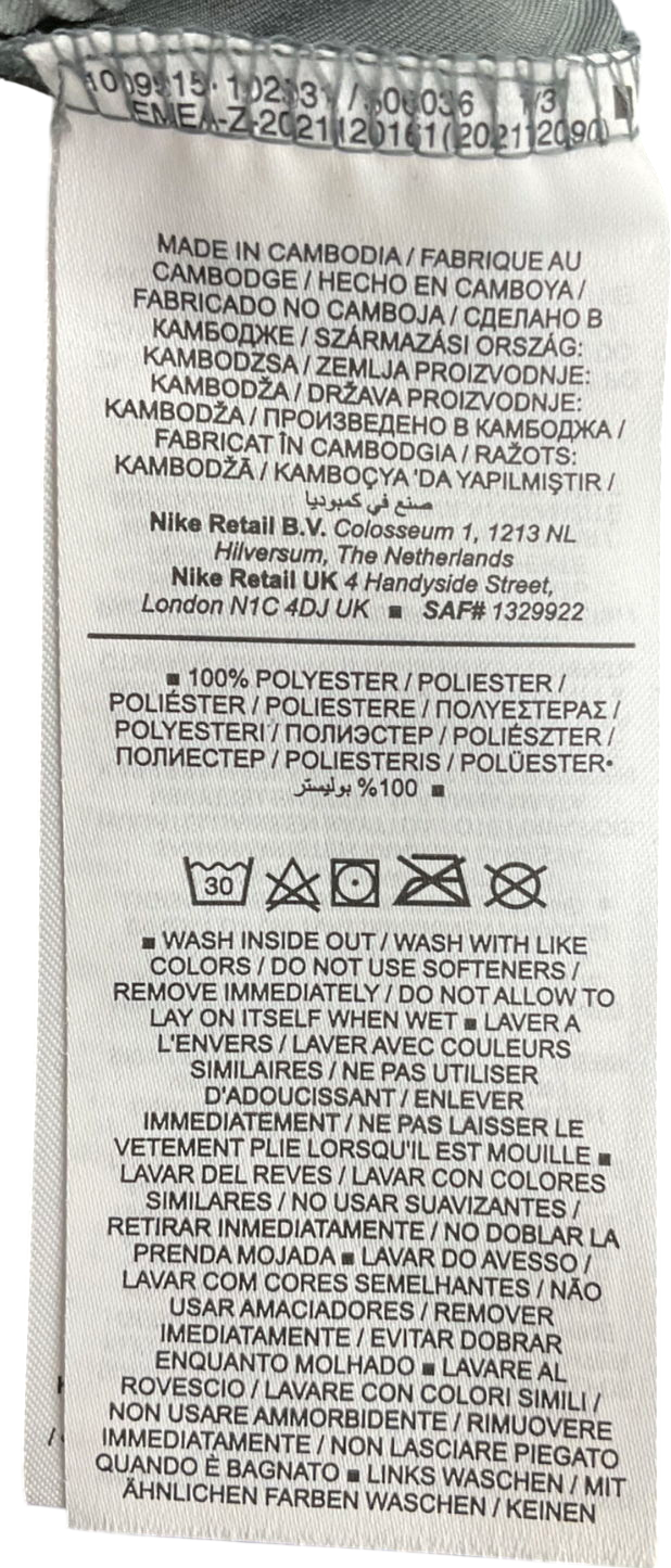 Nike Grey Woven Running Trousers UK M