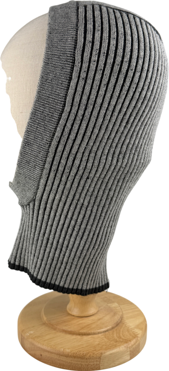 VARLEY Grey Ribbed Knit Hood