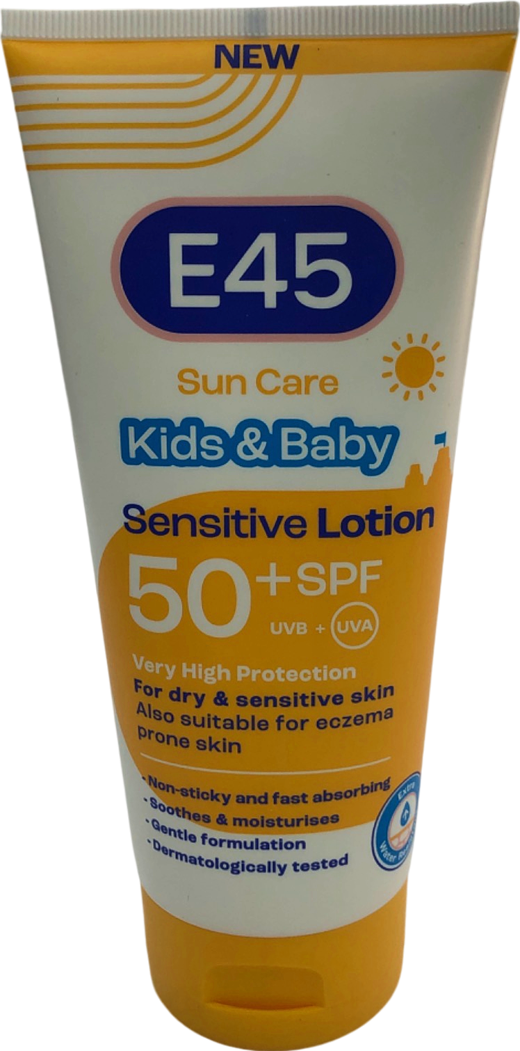 E45 Sun Care Kids & Baby Sensitive Lotion 50+ SPF 180ml