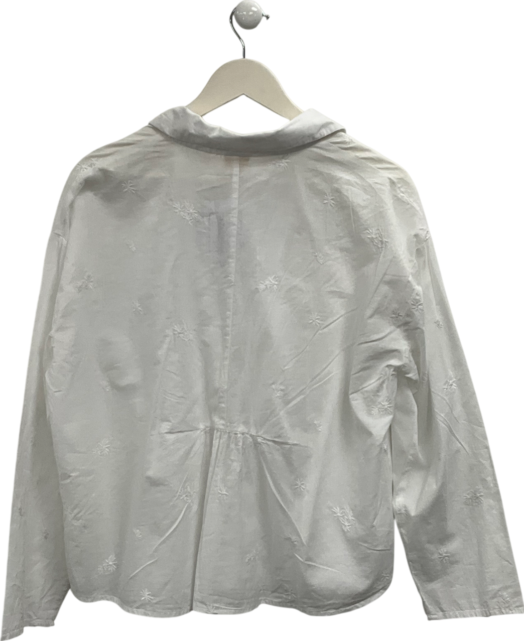 Wiya White Embroidered Shirt UK M/L