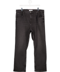 ASOS Black High Waisted Straight Leg Jeans UK 18
