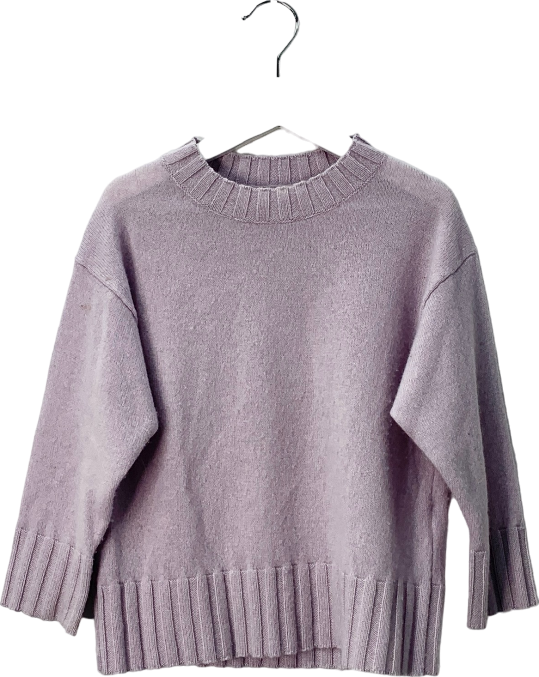 ZARA Purple Cashmere Long Sleeve Jumper 3 Years