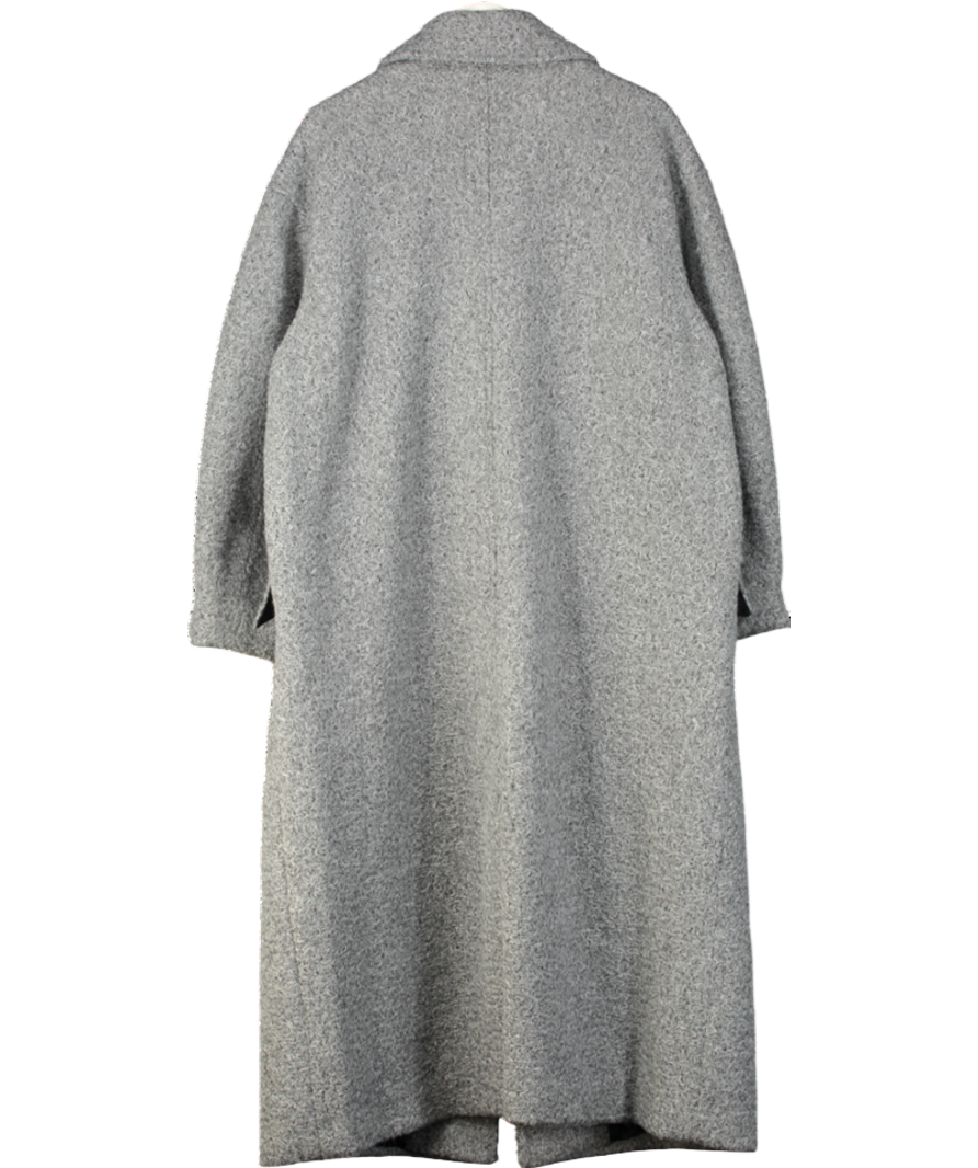 ASOS Chuck On Cosy Boucle Coat In Grey UK L