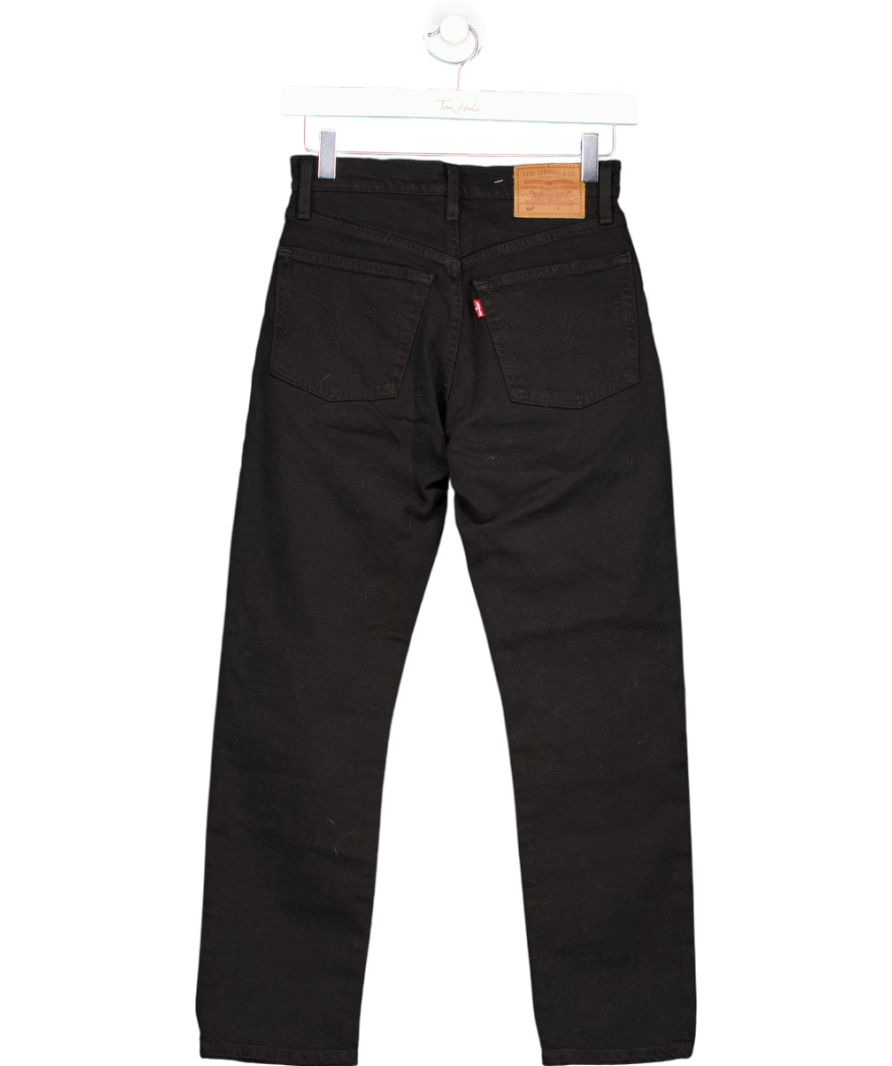 LEVI'S Black 501 Original Crop Jeans  L26 W24