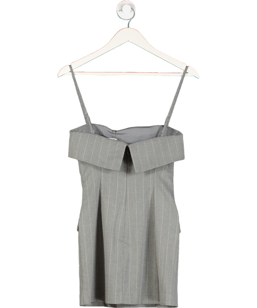 Lovers and Friends Grey Erin Mini Dress UK XS