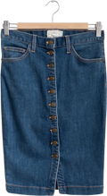 CURRENT ELLIOT Mid Blue Denim Pencil Skirt W25