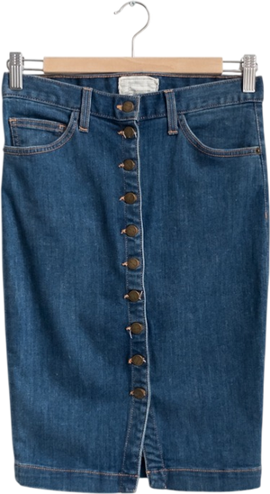 CURRENT ELLIOT Mid Blue Denim Pencil Skirt W25
