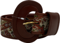 Sezane Brown Textured JONES Belt One Size