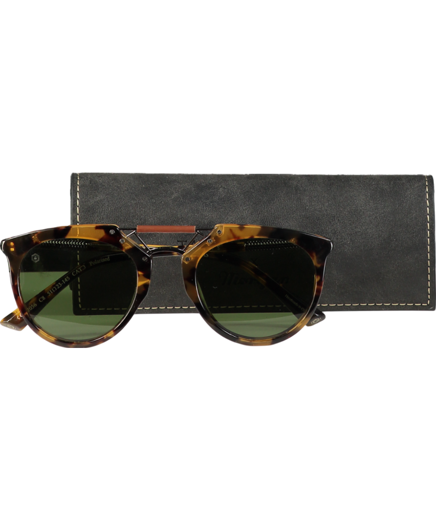 Taylor Morris X Morgan Motors H.f.s Sunglasses In Case Havana / Polarised Green One Size