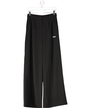 Venem 1.0 Black Wide Leg Trousers UK S