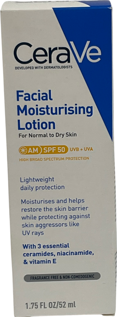 Cerave Facial Moisturising Lotion Spf50 52ml