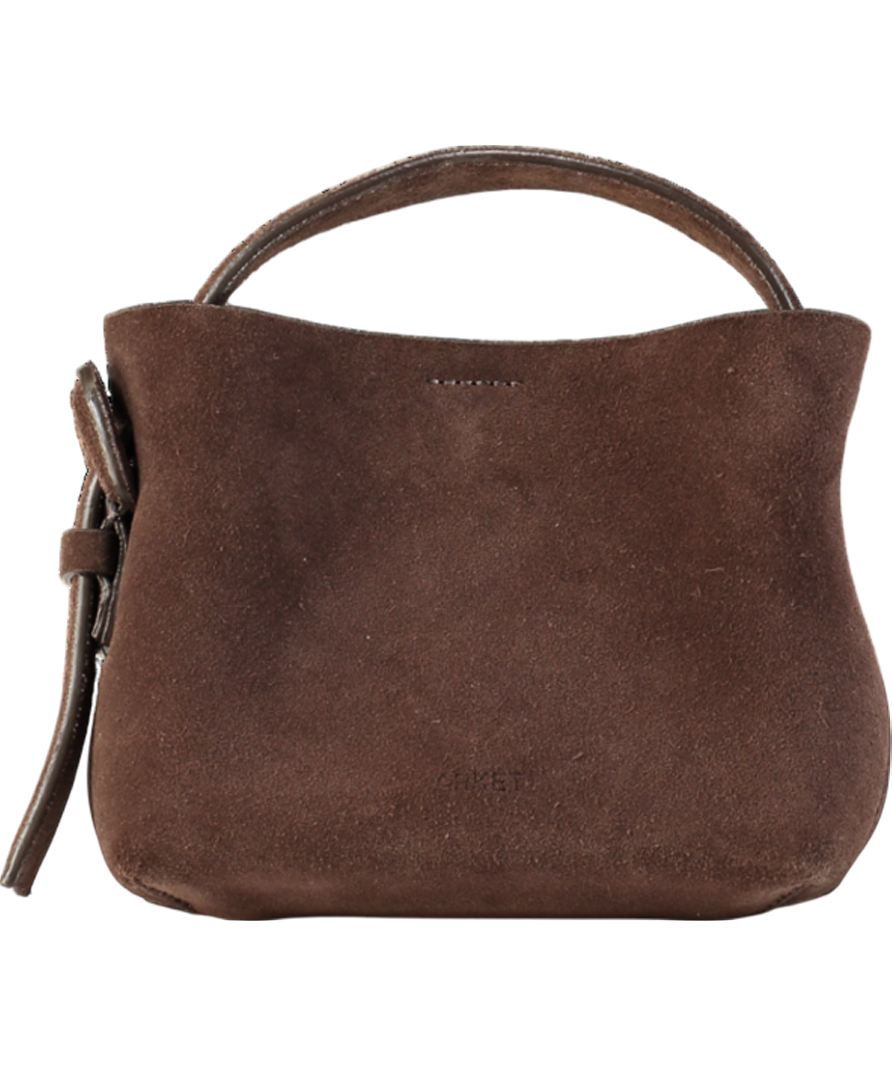 Arket Brown Suede Crossbody Bag