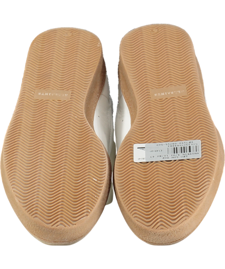 AllSaints White Leo Low Top Sneaker UK 9 EU 43 👞