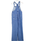 ASOS Design Mid Blue Straight Leg Denim Dungarees UK S