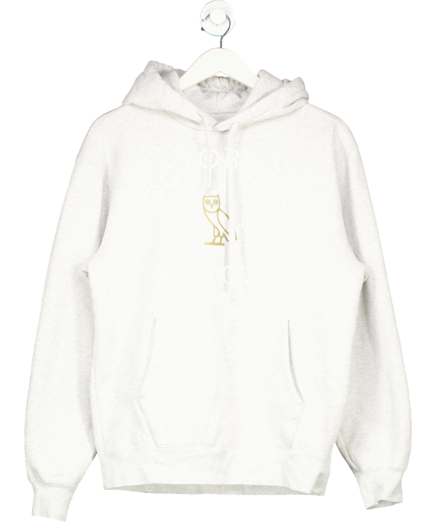 October's Very Own Grey Collegiate Hoodie UK S