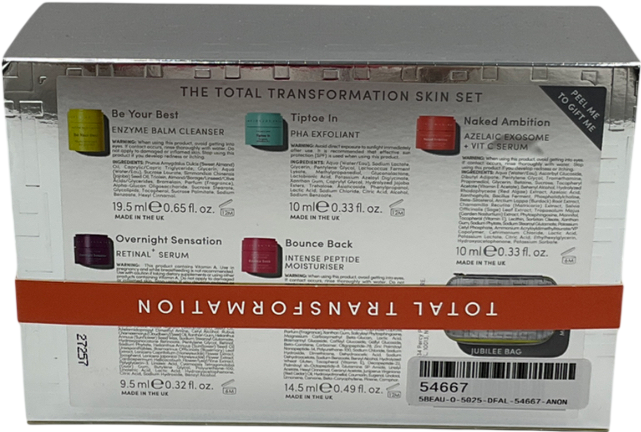 Trinny London Mini Skincare Routine + Bag The Total Transformation Skin Set 20ml