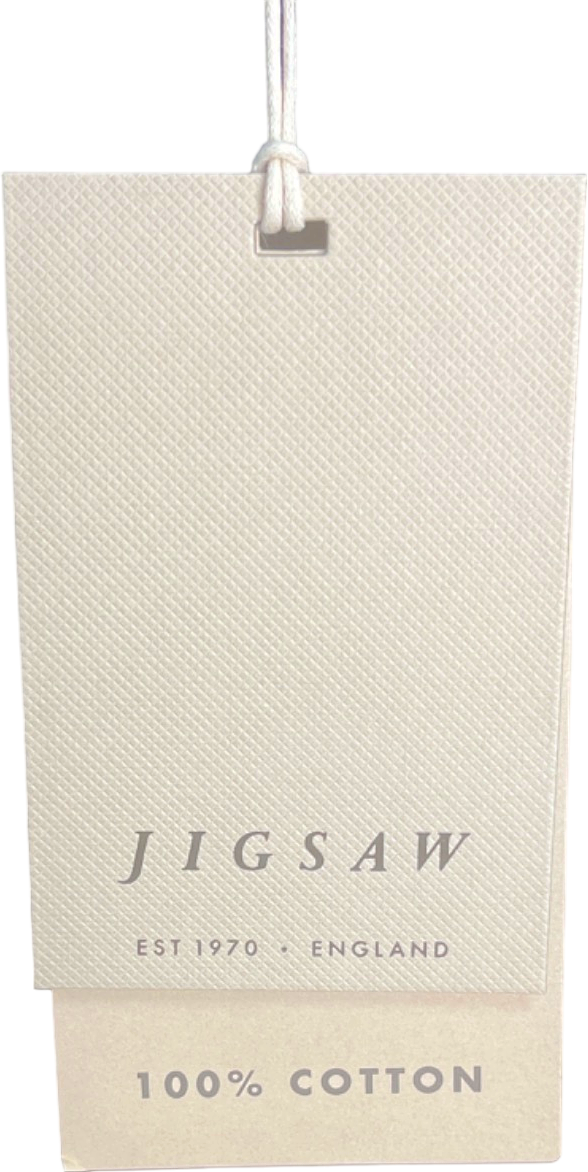 Jigsaw Black Cotton Luxe Raglan Tee UK S