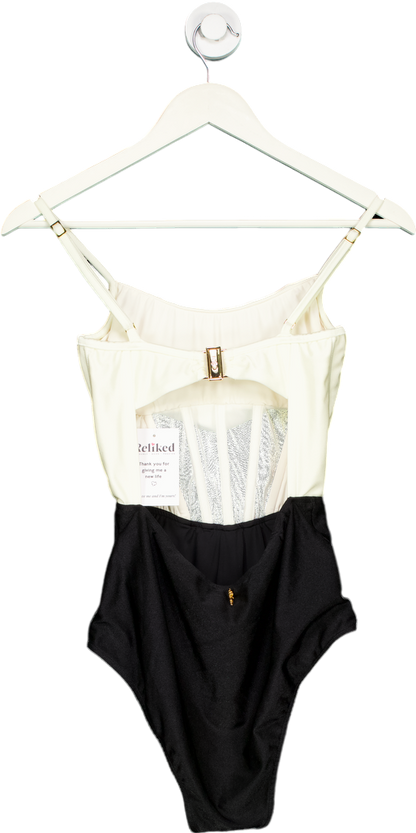 PatBO White and Black Swimsuit UK M