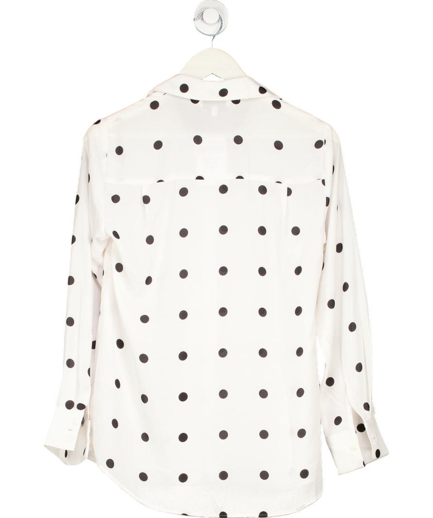 Freemans White Polka-dot Blouse UK 10