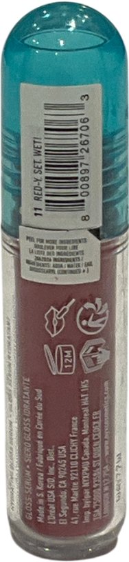 NYX Lip Iv Hydrating Lip Stain Gloss 11 Red Y Set Wet 5ml