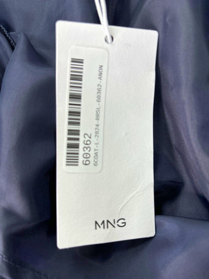 MANGO Navy Pinstripe Blazer XS