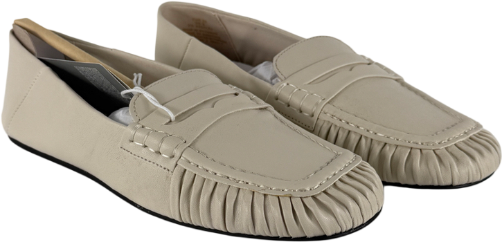 H&M Premium Cream Leather Loafers UK 3 EU 36 👠