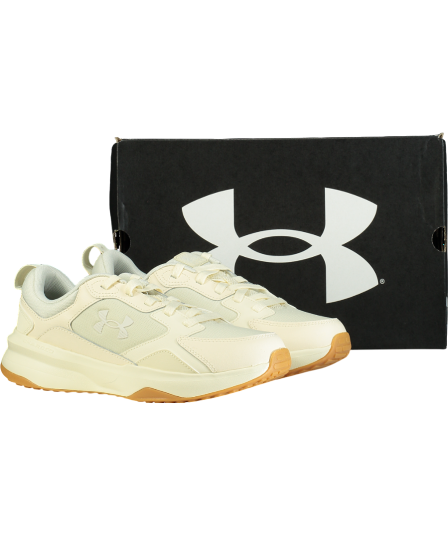 Under Armour Cream Charged Edge Training Shoes UK 8 EU 42 👞