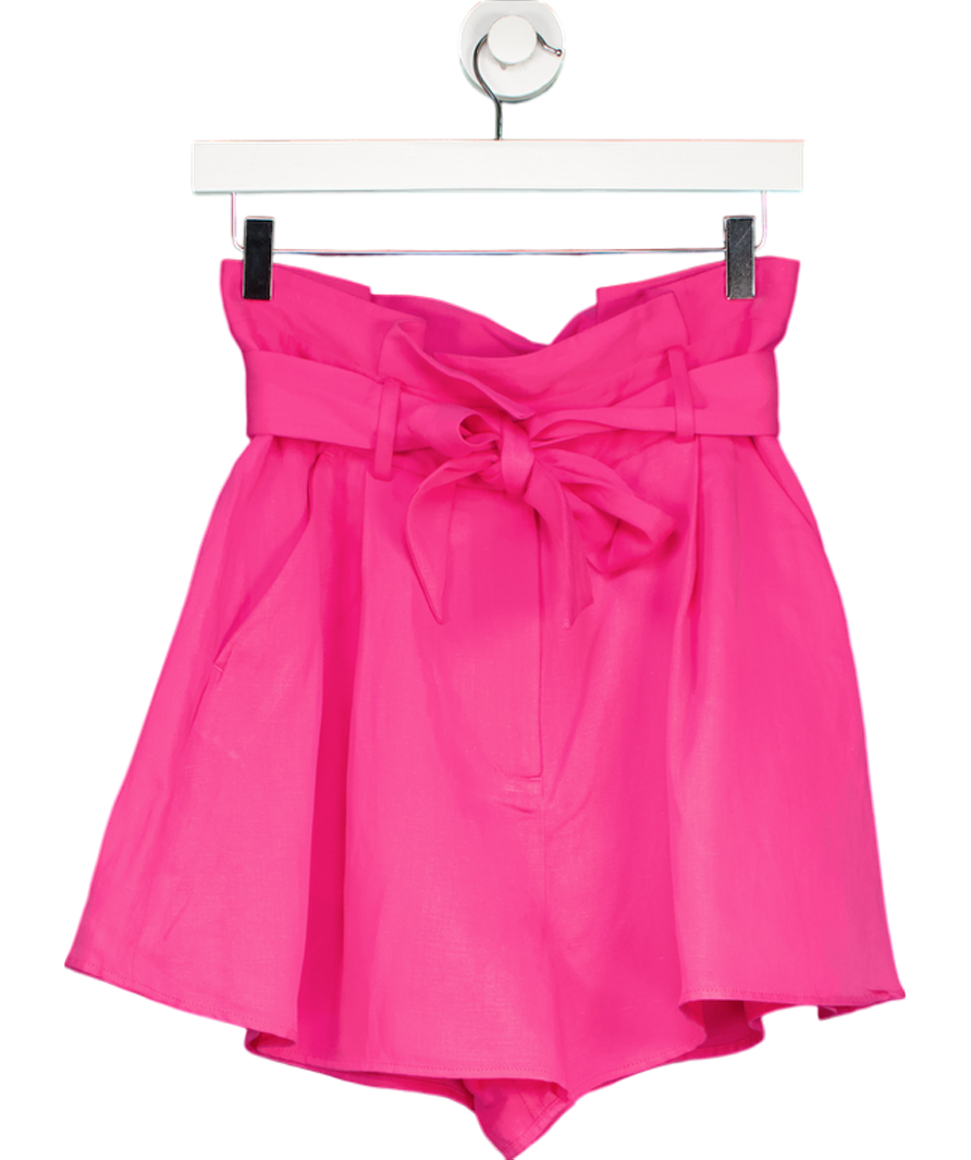 & Other Stories Pink Paperbag Shorts UK 8