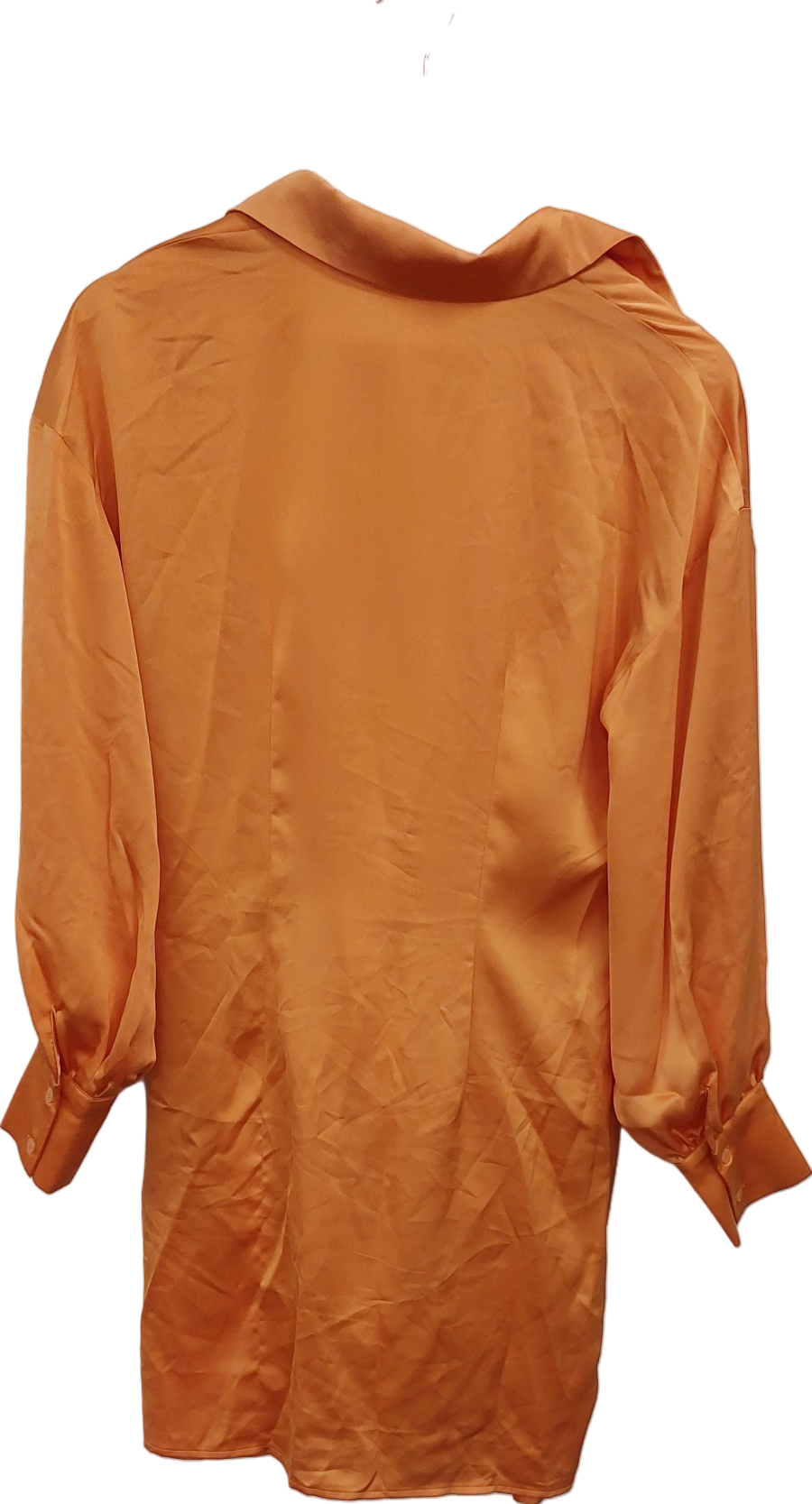 Aria Cove Orange Jessica Shirt Dress UK 8