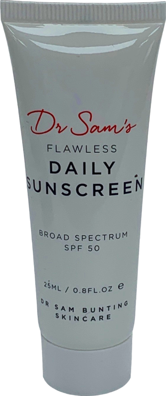 Dr Sam's Flawless Daily Sunscreen Broad Spectrum SPF 50 25ml