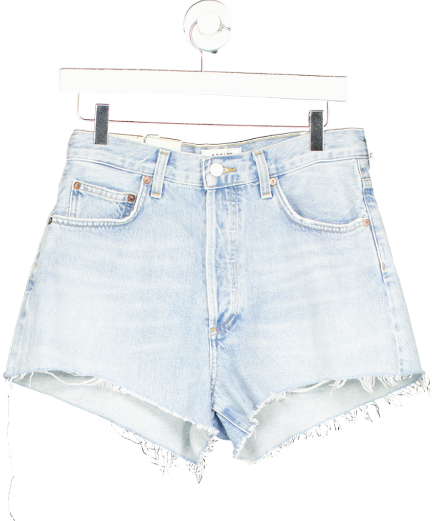 AGOLDE Blue Mila Vintage High Rise Denim Shorts W28