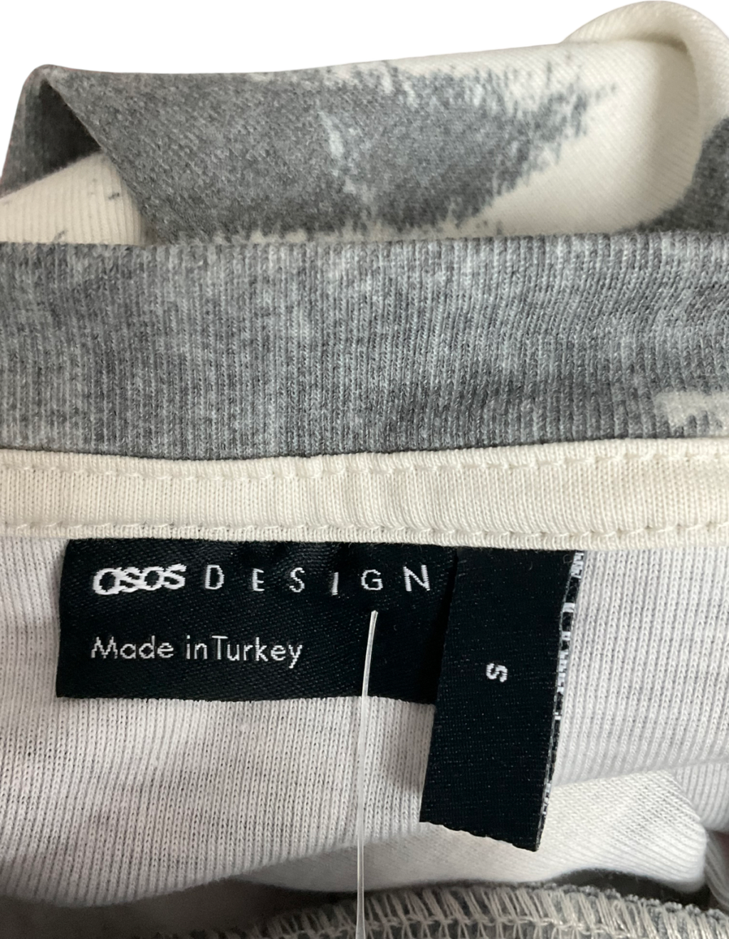 ASOS Multicoloured Rock Band Baby Tee In Red And Black UK S