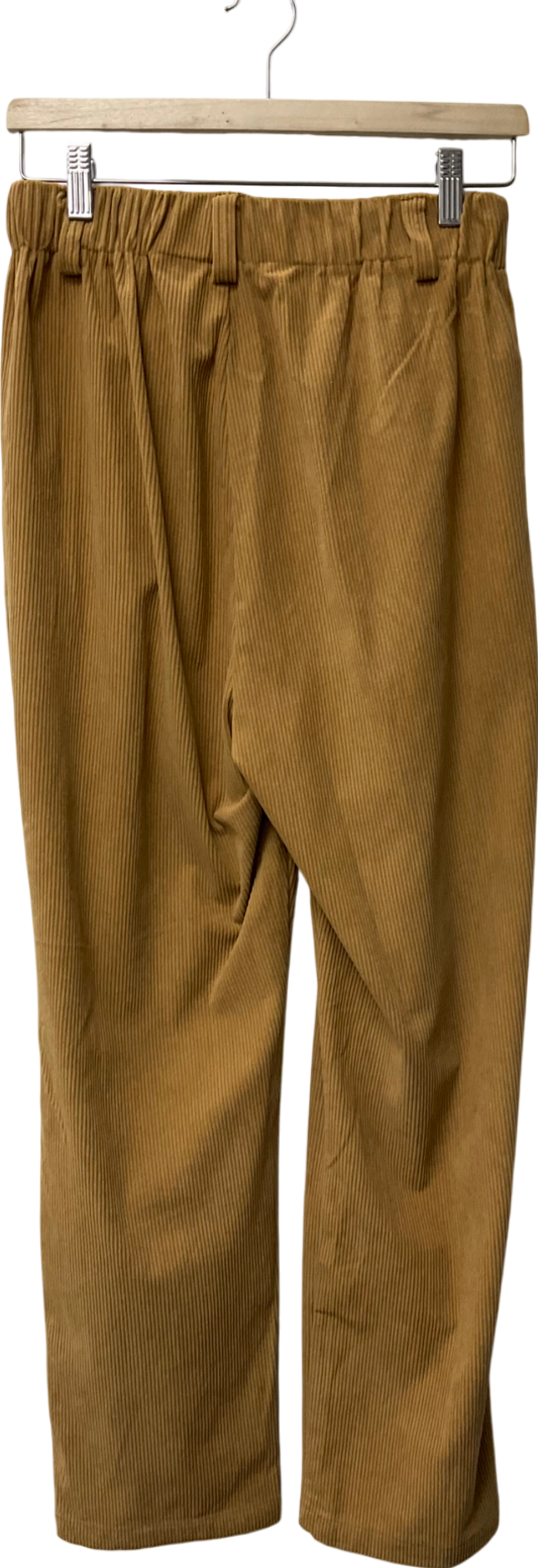 Beige Corduroy Trousers UK S