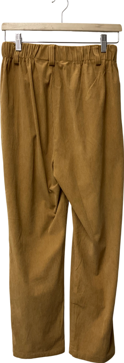 Beige Corduroy Trousers UK S