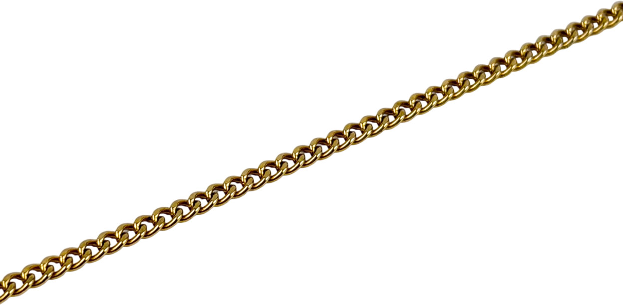CRAFTD LONDON 18k Gold Plated Cuban Plated 2mm Chain