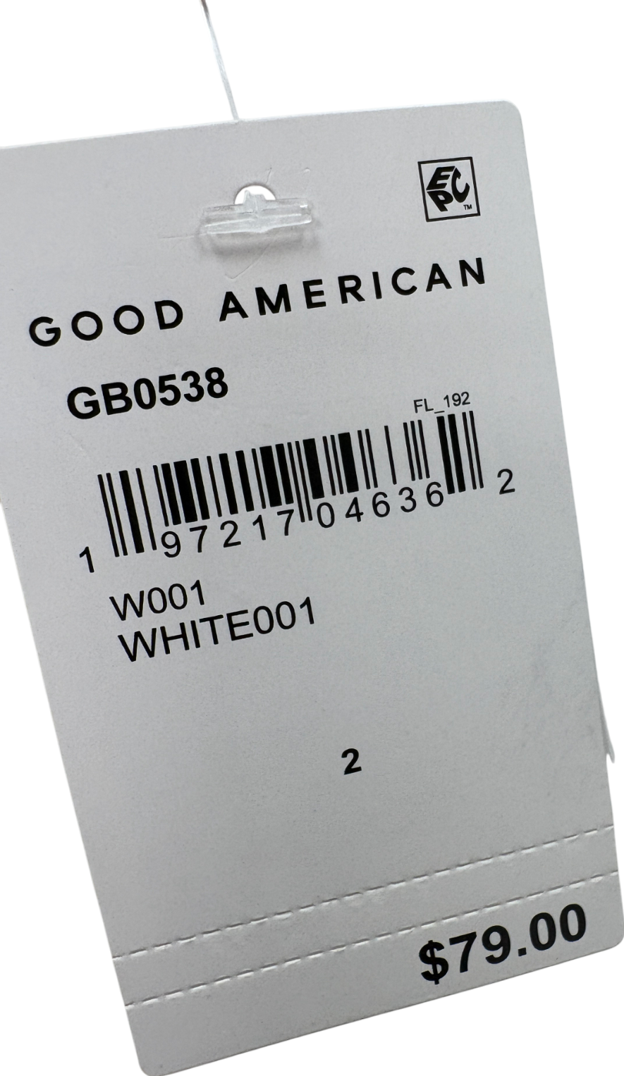 Good American White Scuba T-shirt Bodysuit UK M