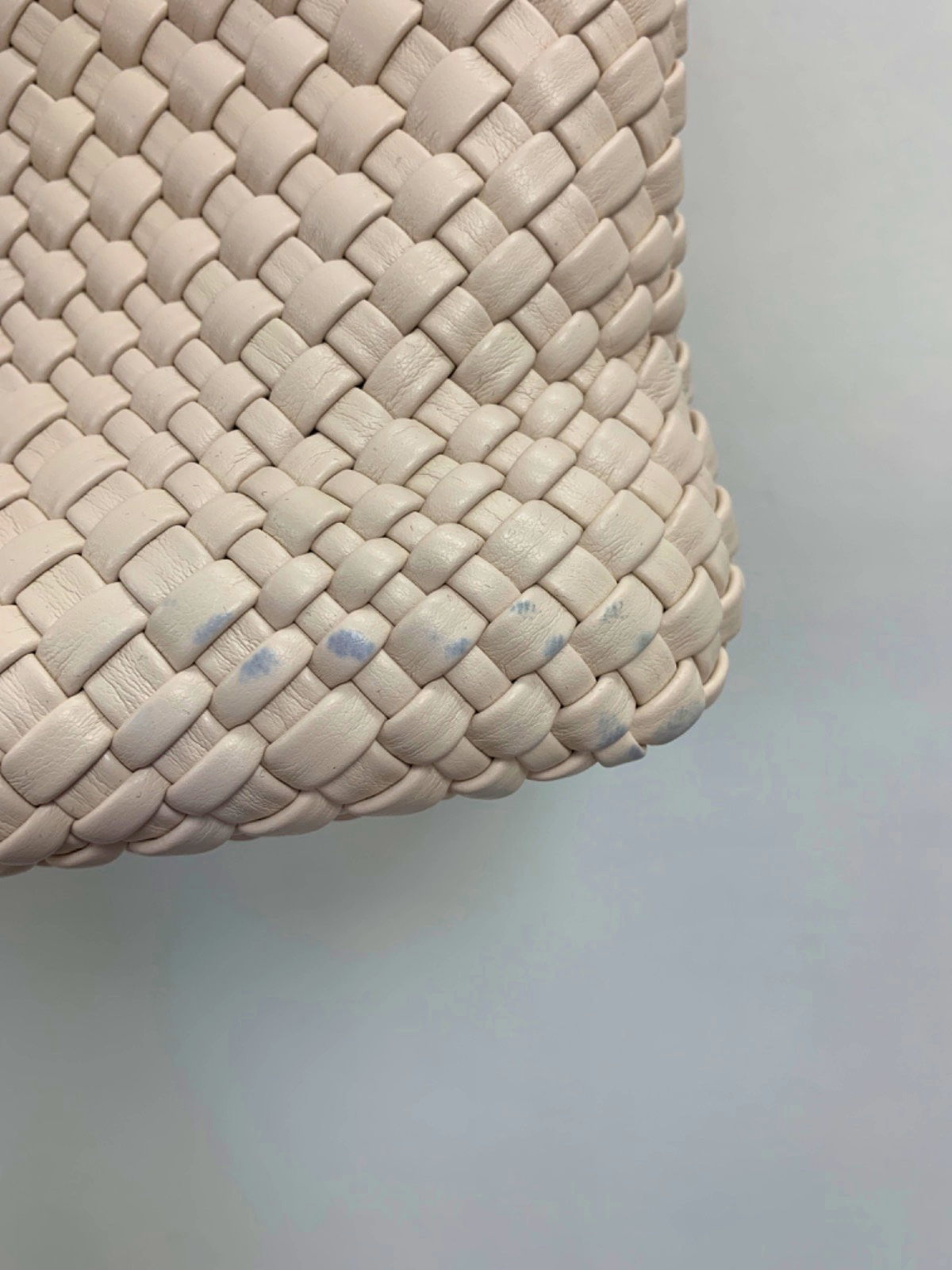 Olivia Sales Beige Woven Handbag