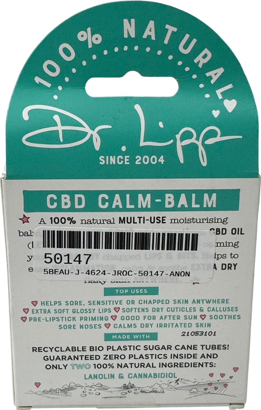 Dr. Lipp Calm Balm For Extra Dry Lips & Bits 8ml