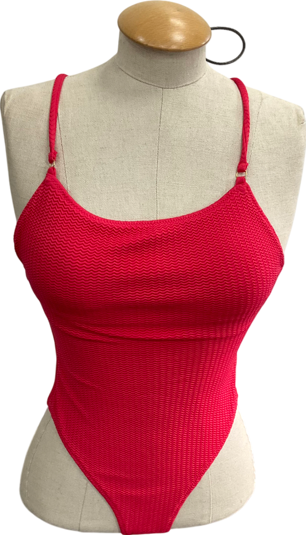 Seafolly Scoop Neck One Piece Chilli Red UK 6