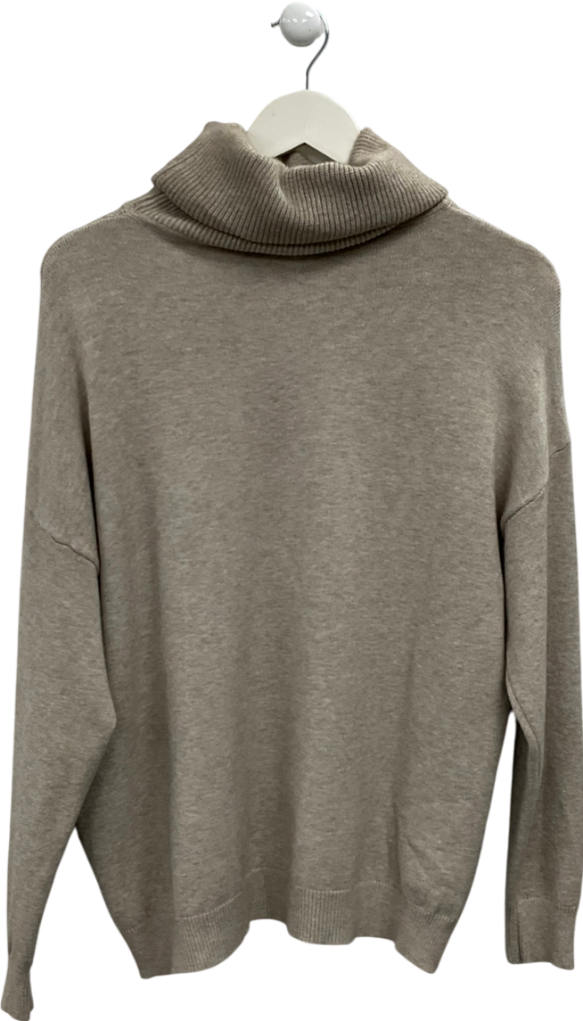 No. 1 George Street Beige Davina Knit In Oatmeal UK M