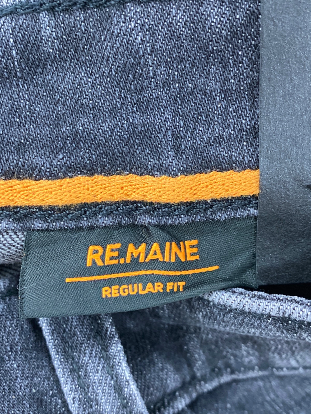 Hugo Boss Grey Denim Re.Maine-Shorts Regular Fit W34