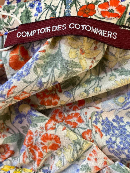 Comptoir Des Cotonniers Floral Prairie Gardenia Dress EU 38 UK 10