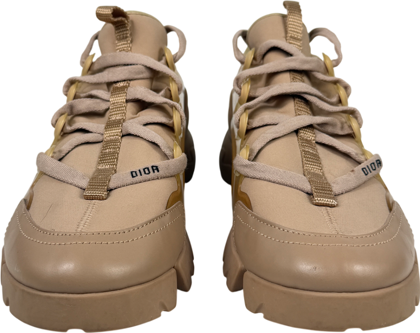 Dior D-connect Sneaker Nude Technical Fabric UK 7 EU 40 👠