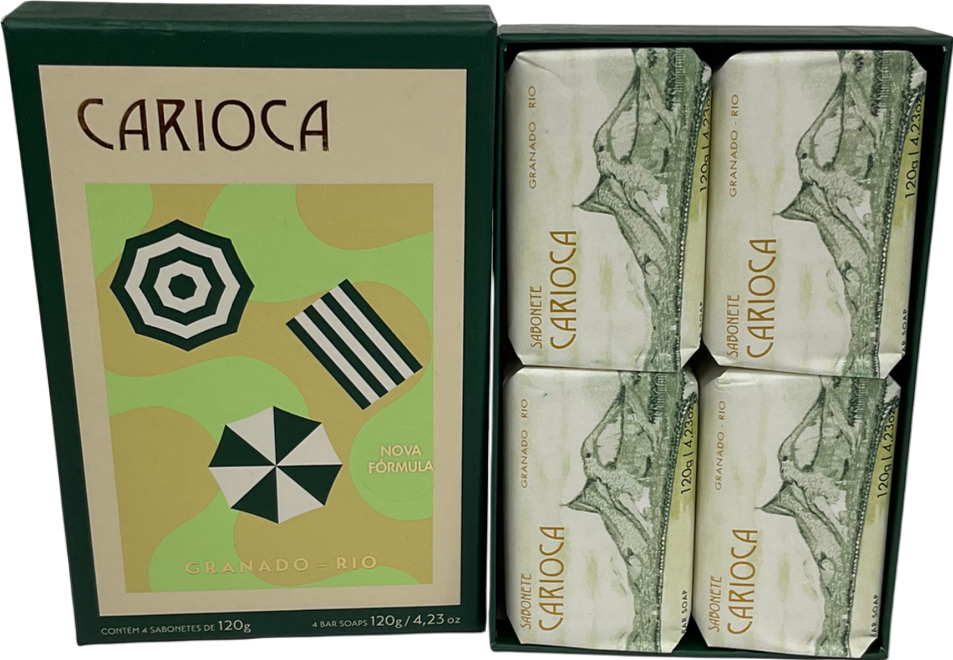 granado Carioca Bar Soap X4 Rio De Janeiro X4 120g