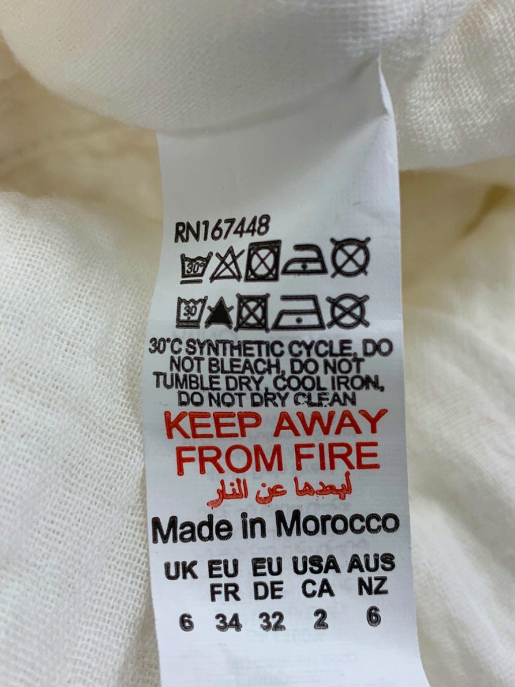 Pretty Little Thing White Oversized Shirt Frill Detail Shift Dress UK 6