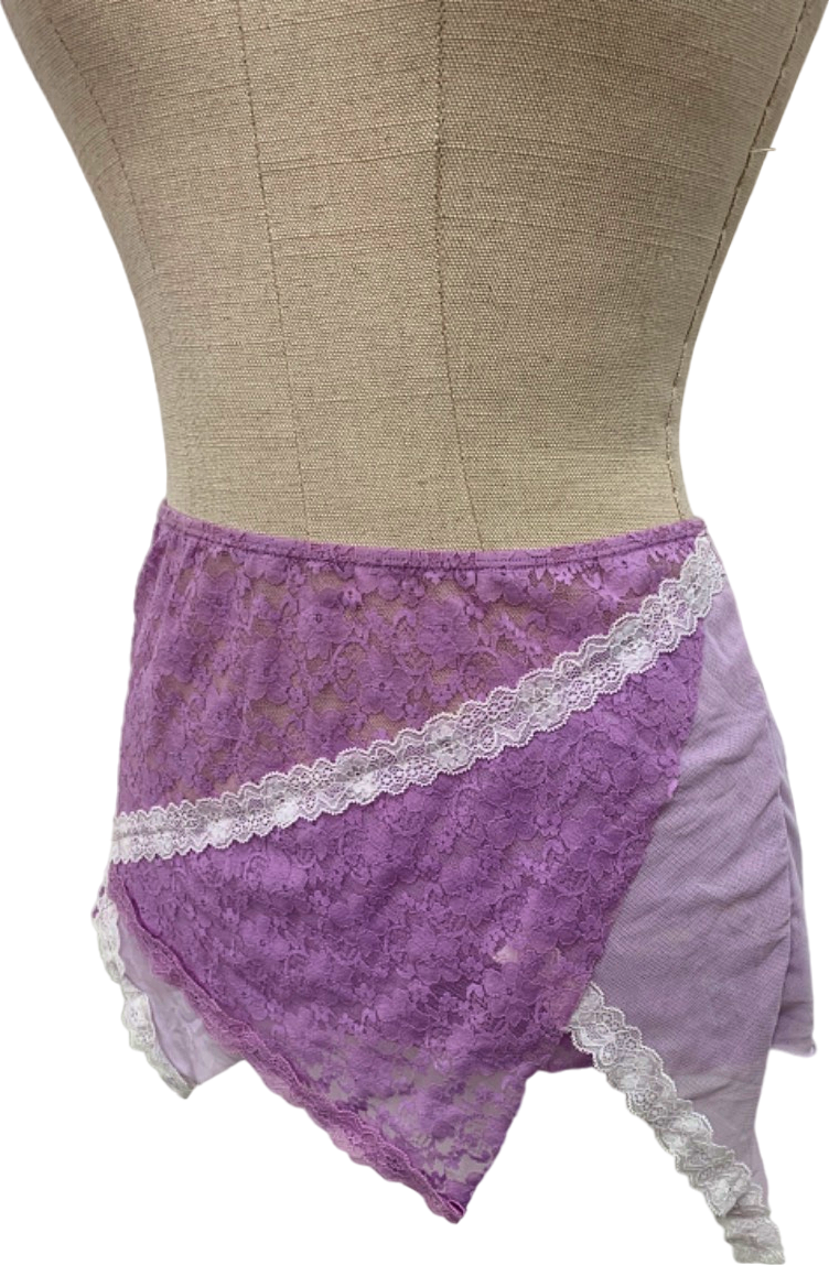 Ego Purple Lace Briefs UK 8